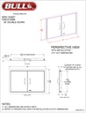 30″ Double Doors – Stainless Steel