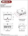 30″ Outlaw Drop In Grill NG – 4 Burner / 60,000 BTU’s