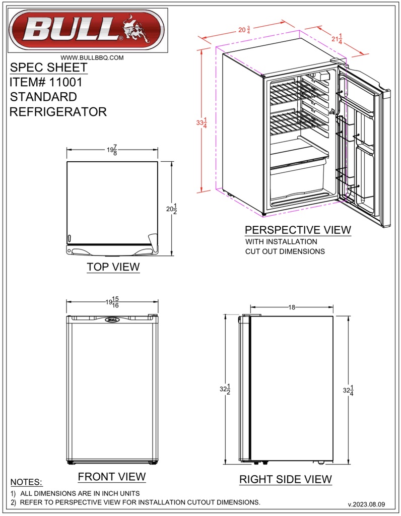 Standard Refrigerator