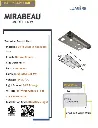Mirabeau Low Voltage Brass LED Solid Hardscape & Deck Light