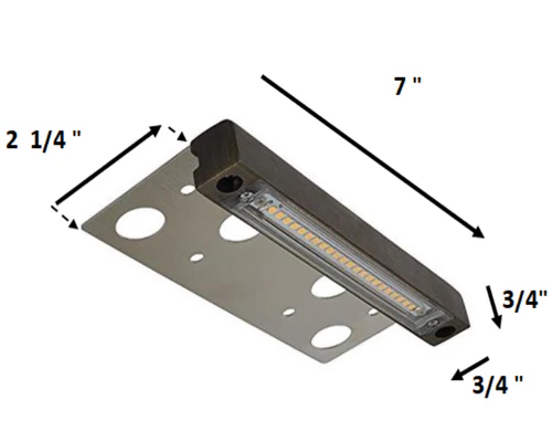 Mirabeau Low Voltage Brass LED Solid Hardscape & Deck Light