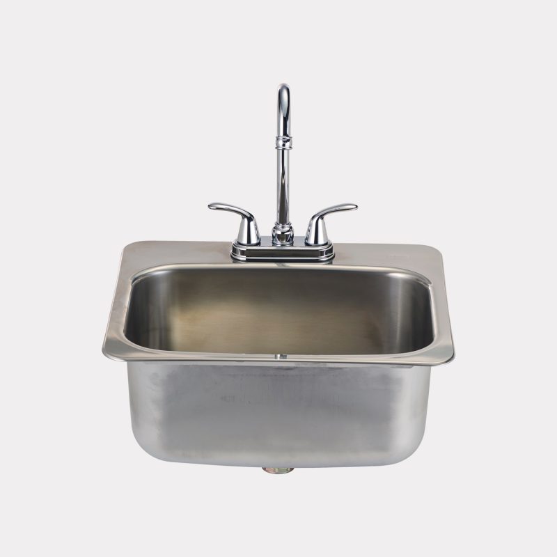 Large Sink and Faucet