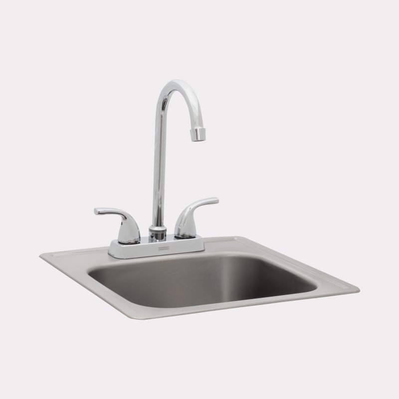 Standard Stainless Steel Sink and Faucet