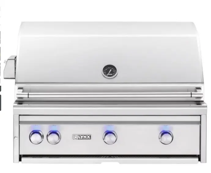 Lynx L36ATR-NG Professional 36-Inch Built-In All Infrared Trident Natural Gas Grill with Rotisserie