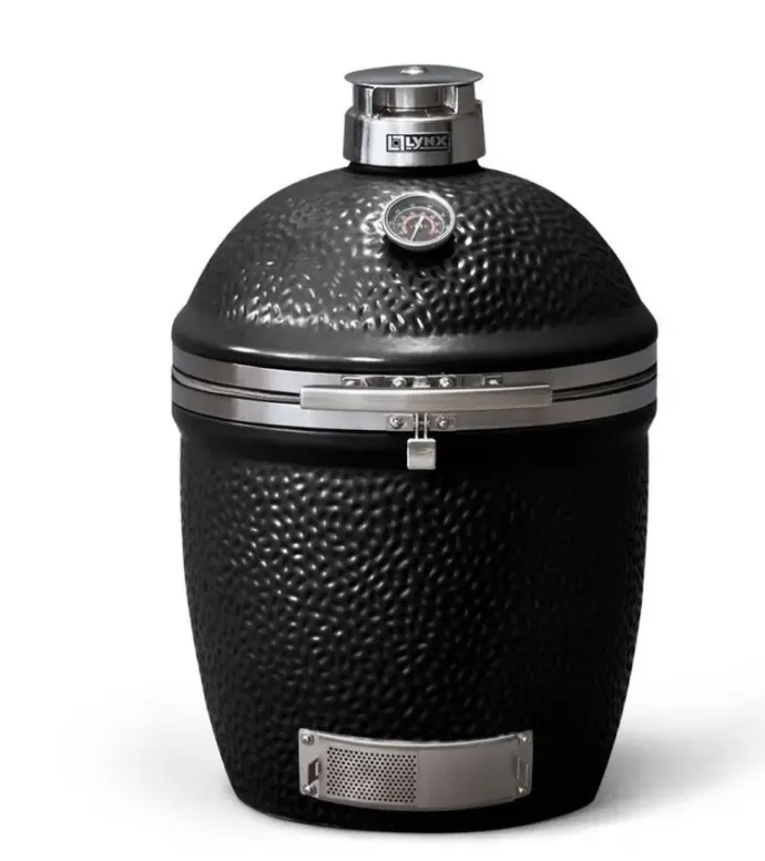Lynx 30 Inch Built-In Ceramic Kamado Charcoal Grill - Black - LCGRBK