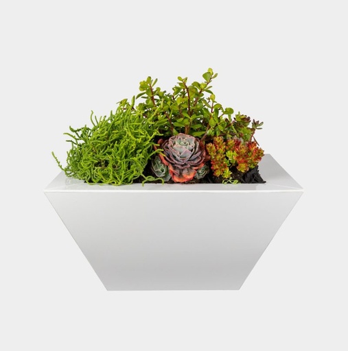 Arctic White Knife Edge Planter Bowl