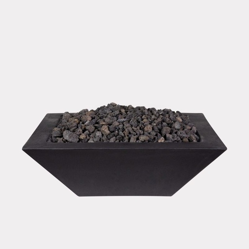 Carbon Black knife Edge Firebowl