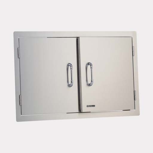 30″ Double Doors – Stainless Steel